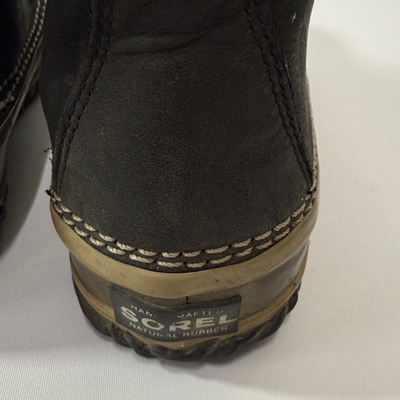 Sorel Out N About Waterproof Leather and Rubber Ankle Boots Sz 6 - Picture 11 of 14